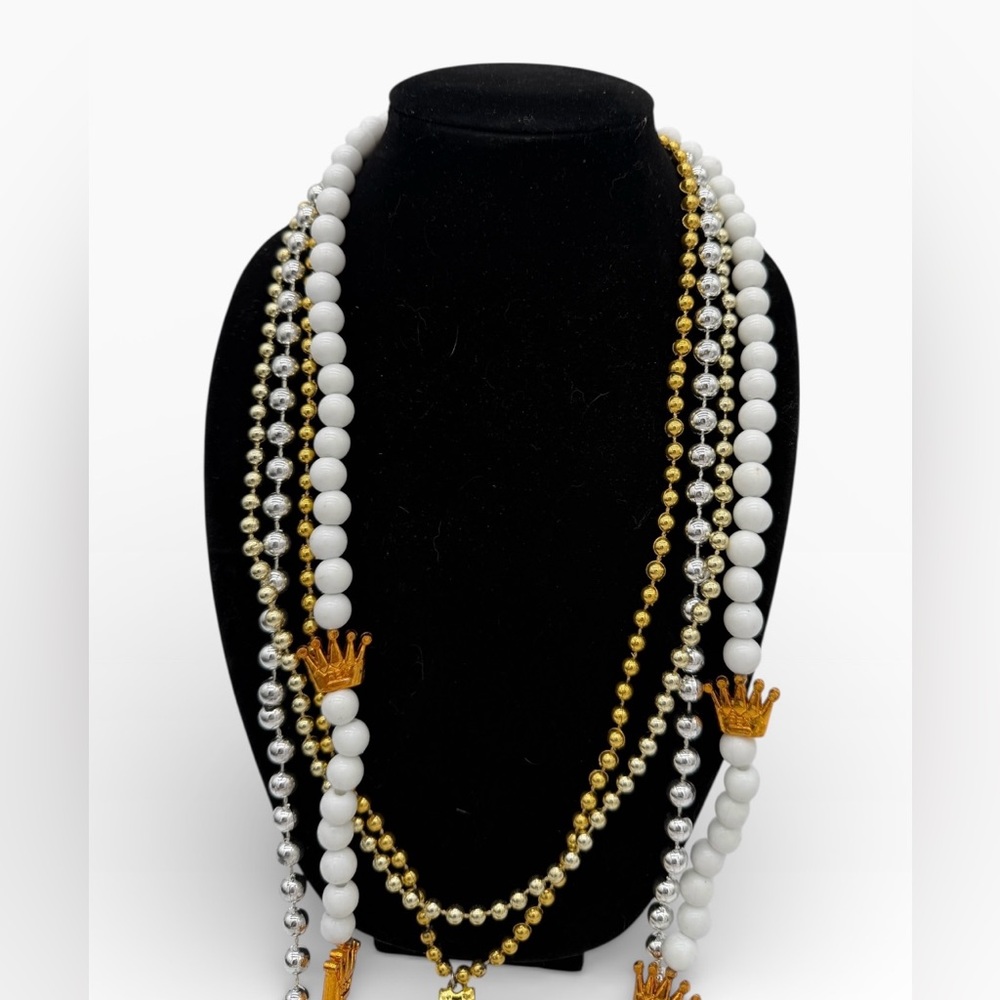 Money & Crowns Beaded Necklace Curated Set - Picture 3 of 7